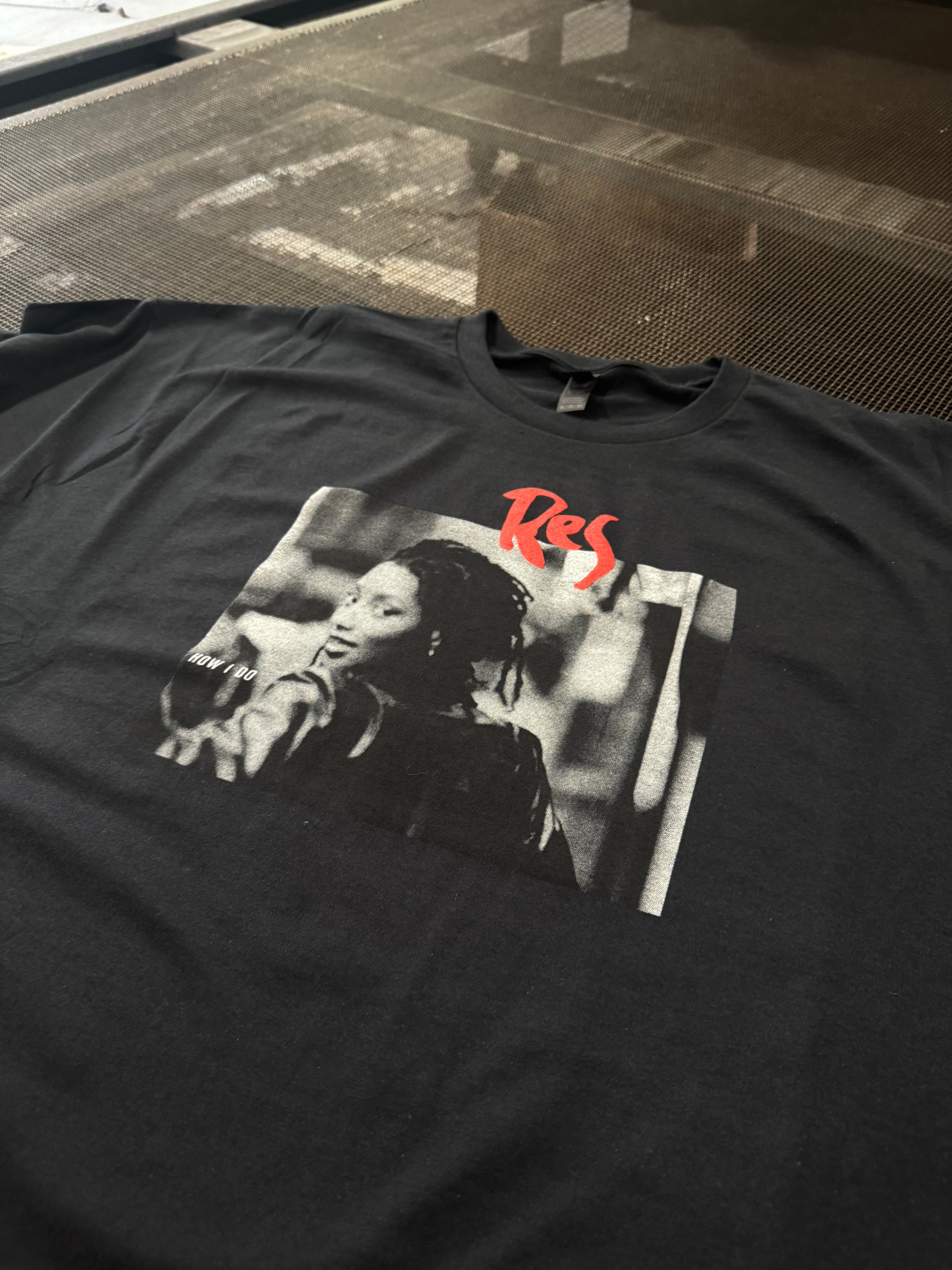Black-How I Do Cover Art Tee