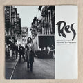 Ice King / Sittin Back album cover with black and white photo of a city street and text on a beige background