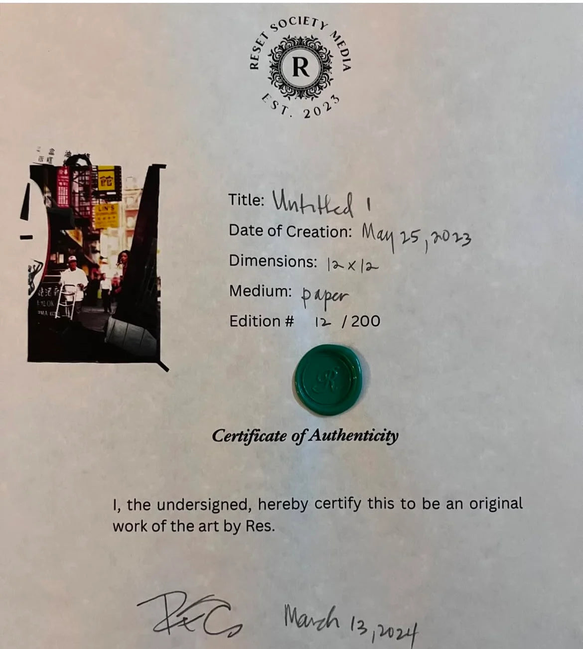 How I Do (Reset) - 20th Anniversary Re-Recording: The Signature Art Edition [Autographed Misprint Vinyl]